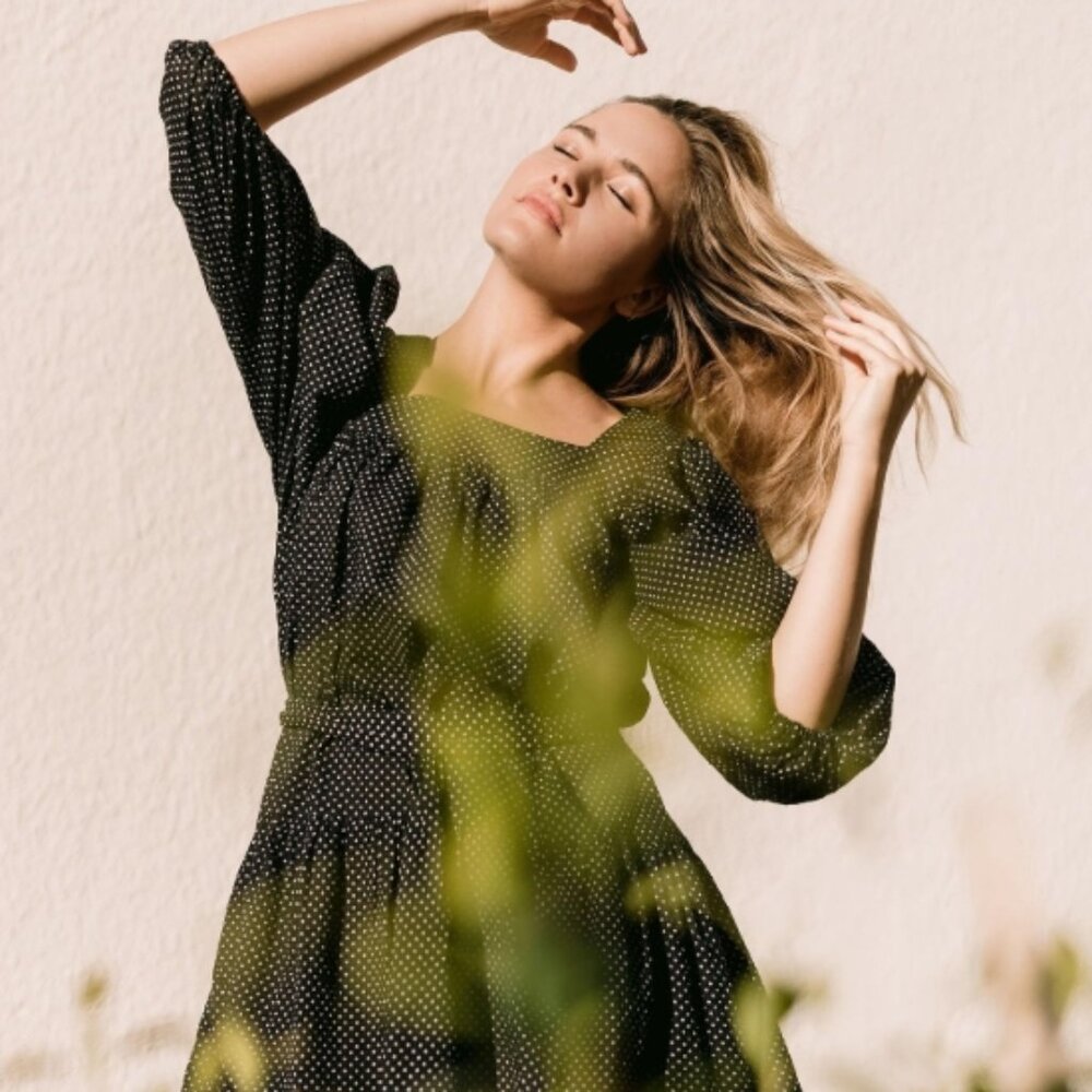 HORSES ATELIER Riviera dress in polka dots